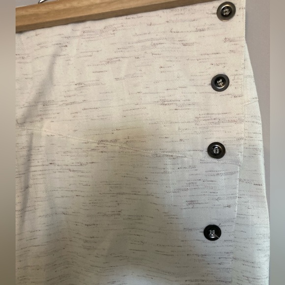 VINTAGE beige draped skirt - Picture 2 of 3